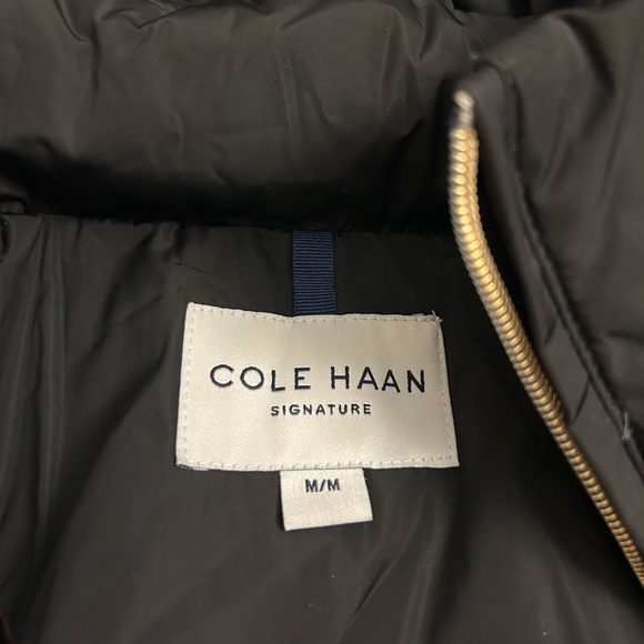 Cole Haan Signature 40" Taffeta Down Coat with Hood - Picture 4 of 4